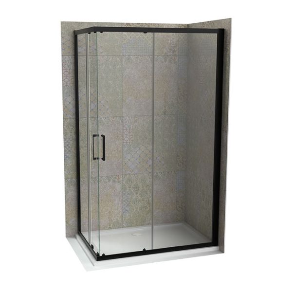 Tuš kabina ATLAS PRO 160x70cm staklo 6mm mat crna