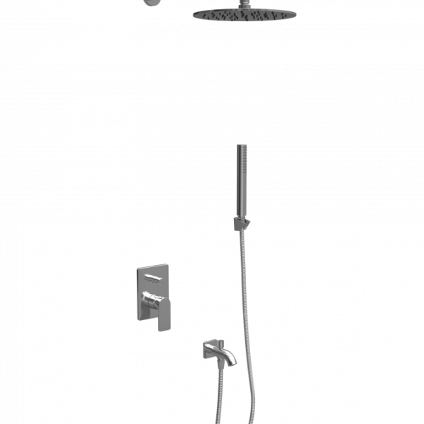 Ugradna baterija sa tuš setom 3 COPEN NOOK hrom