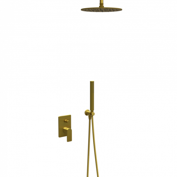 Ugradna baterija sa tuš setom 5 COPEN NOOK brušeno zlato