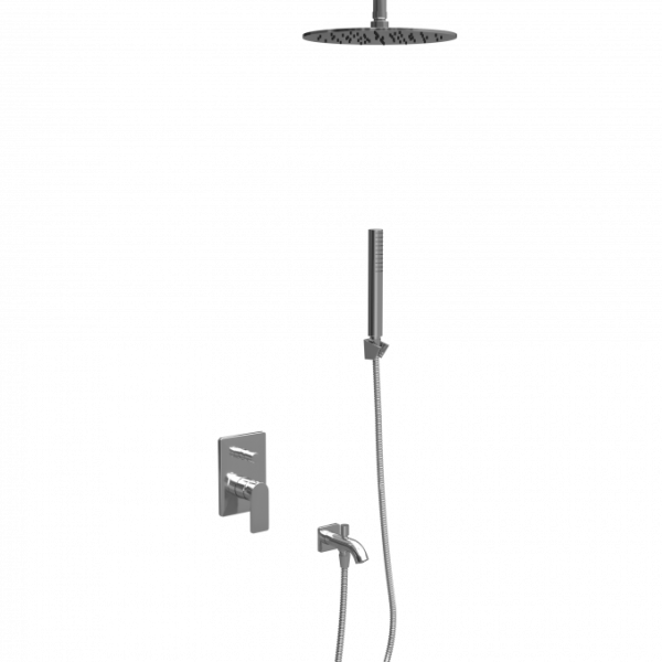 Ugradna baterija sa tuš setom 7 COPEN NOOK hrom